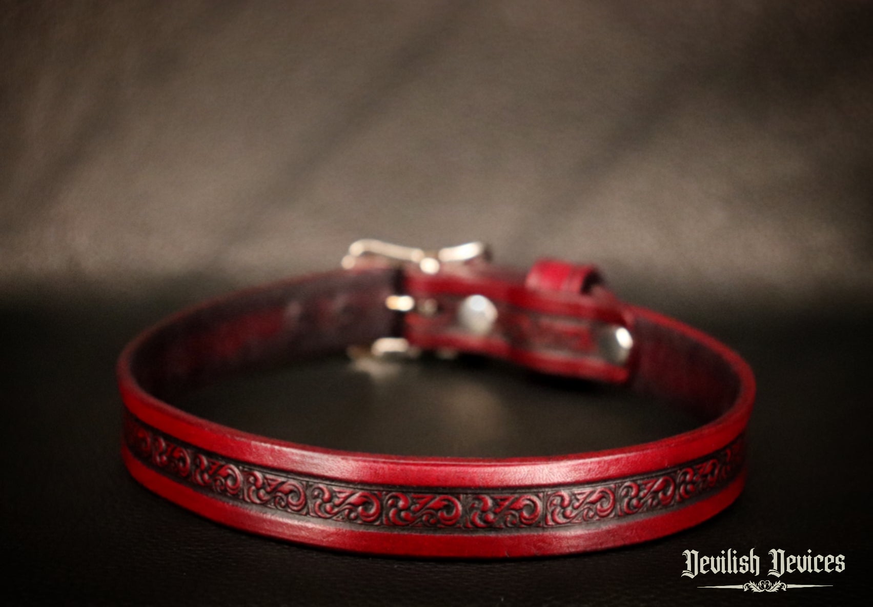 Leather Day Collar Devilish Devices