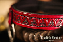 Load image into Gallery viewer, Leather Play Collar-Ouroboros
