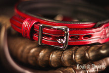 Load image into Gallery viewer, Leather Play Collar-Ouroboros
