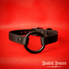 Load image into Gallery viewer, Vegan Leather Day Collar -Monochrome Black
