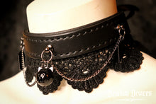 Load image into Gallery viewer, Mourning Collar-Black Cat Bell
