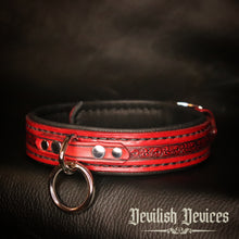 Load image into Gallery viewer, Leather Play Collar- Baroque
