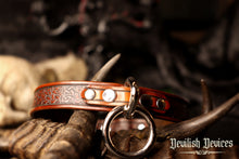 Load image into Gallery viewer, Leather Training Collar-Norse Knot
