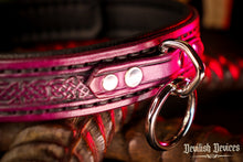 Load image into Gallery viewer, Leather Celtic Knot Play Collar
